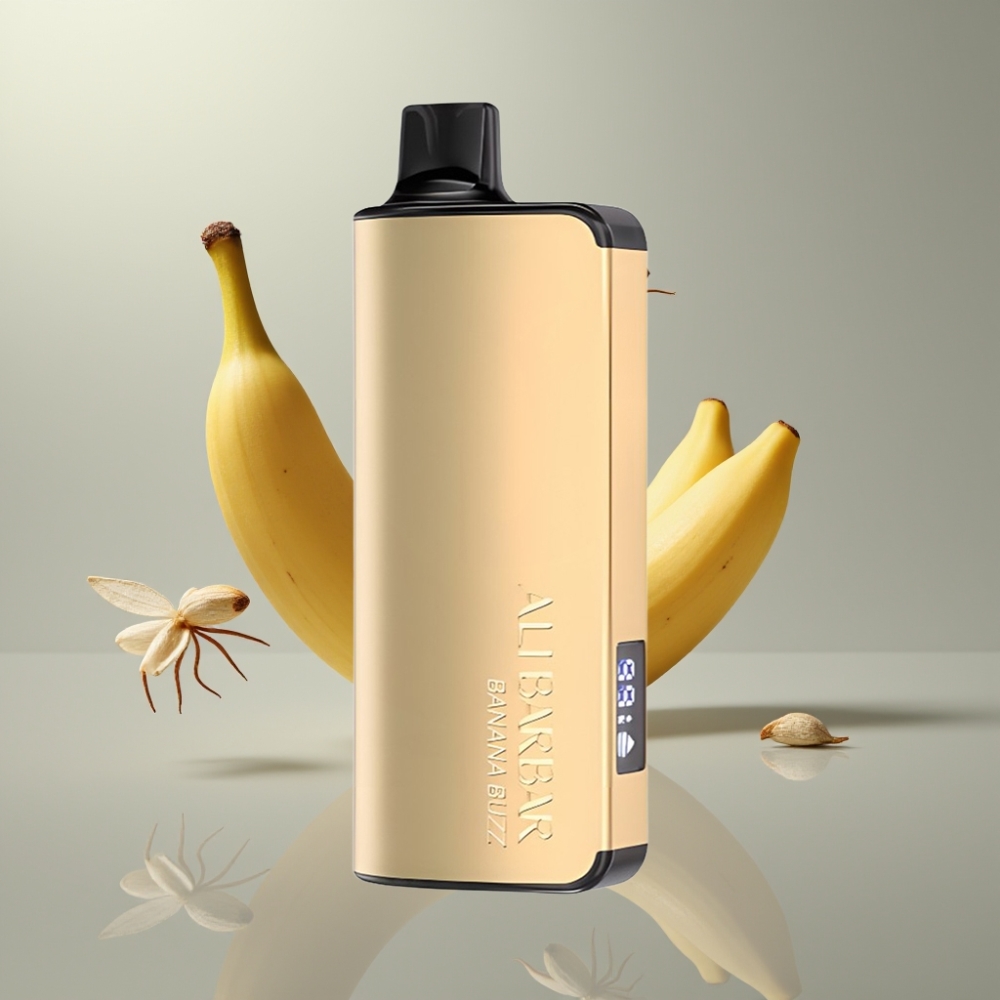 Alibarbar Ingot 9000 Puffs 22ml 2350mAh Banán Buzz vape supplier Hungary