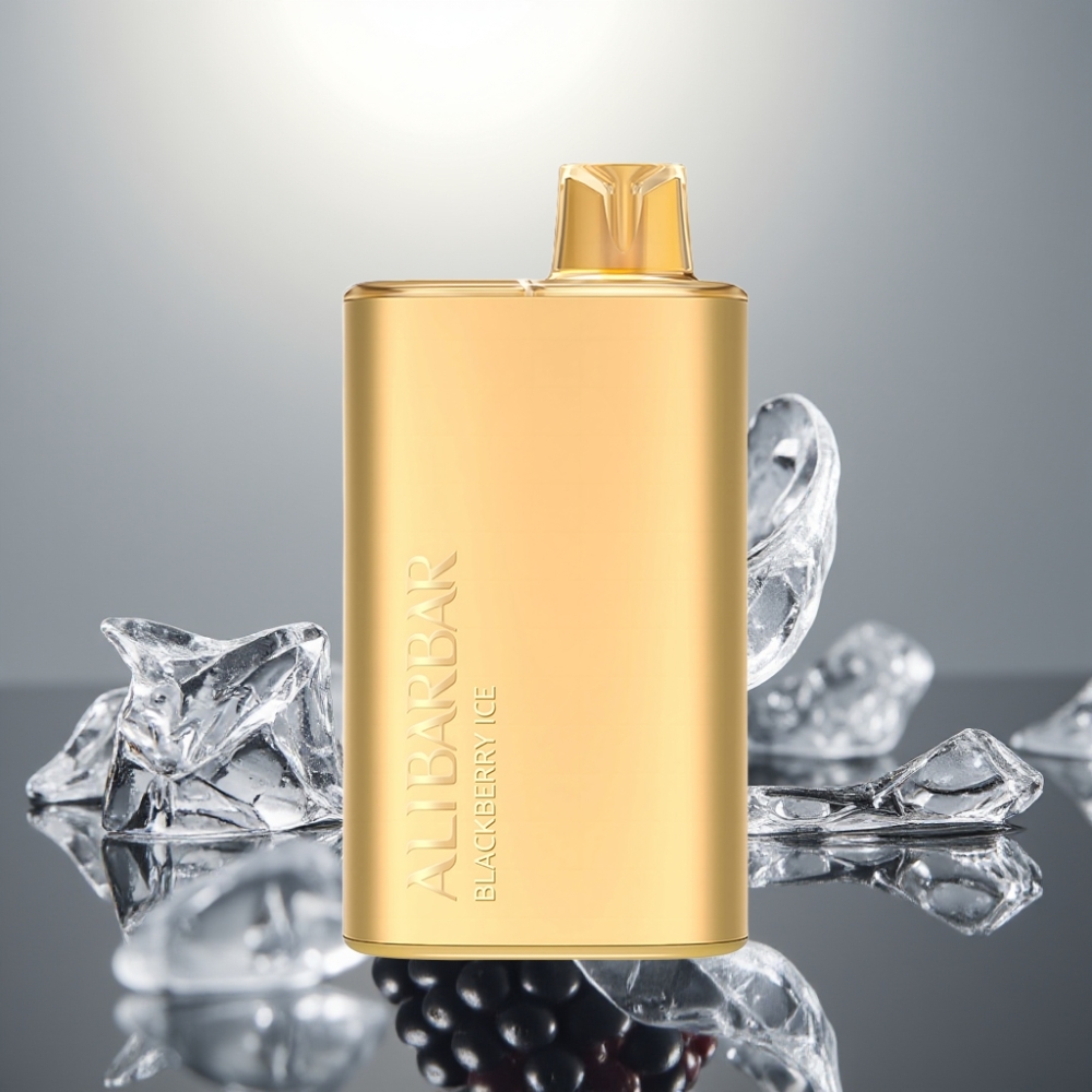 Alibarbar Rich 8000 Puff 20ml 2000mAh 1.1Ohm Eldobható Vape Feketebogyó Jég