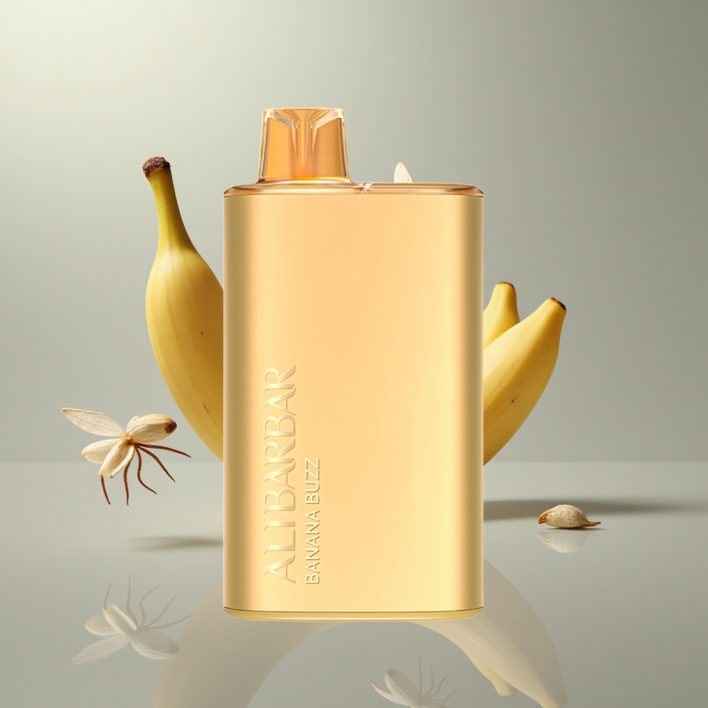 Alibarbar Rich 8000 Puff Egyszerhasználatos Vape 20ml 2000mAh Banán Buzz