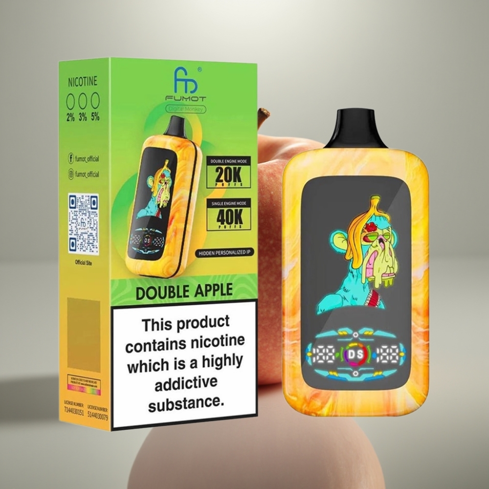 Fumot Digital Monkey 40000 Puff Kettős Módú Dual Mesh Coil Type-C