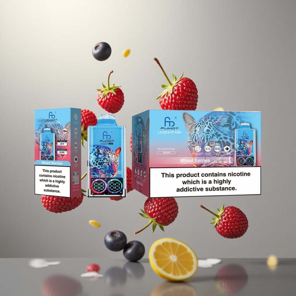 Fumot Leopard 40K Dual Mesh Type-C Ízesített Elfogyasztható E-cigaretta