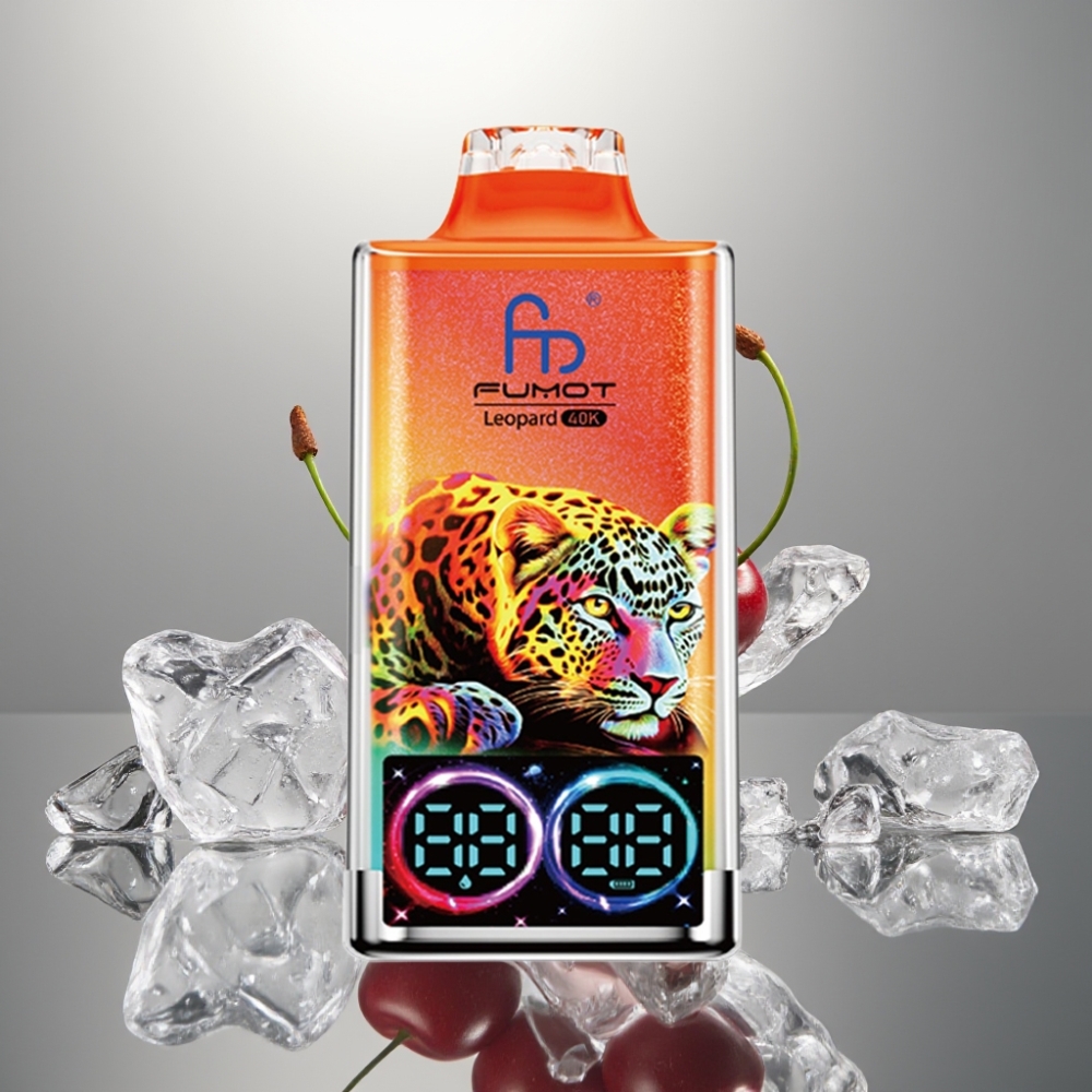 Fumot Leopard 40K Puffs Dual Mesh Type-C Cseresznye Jég