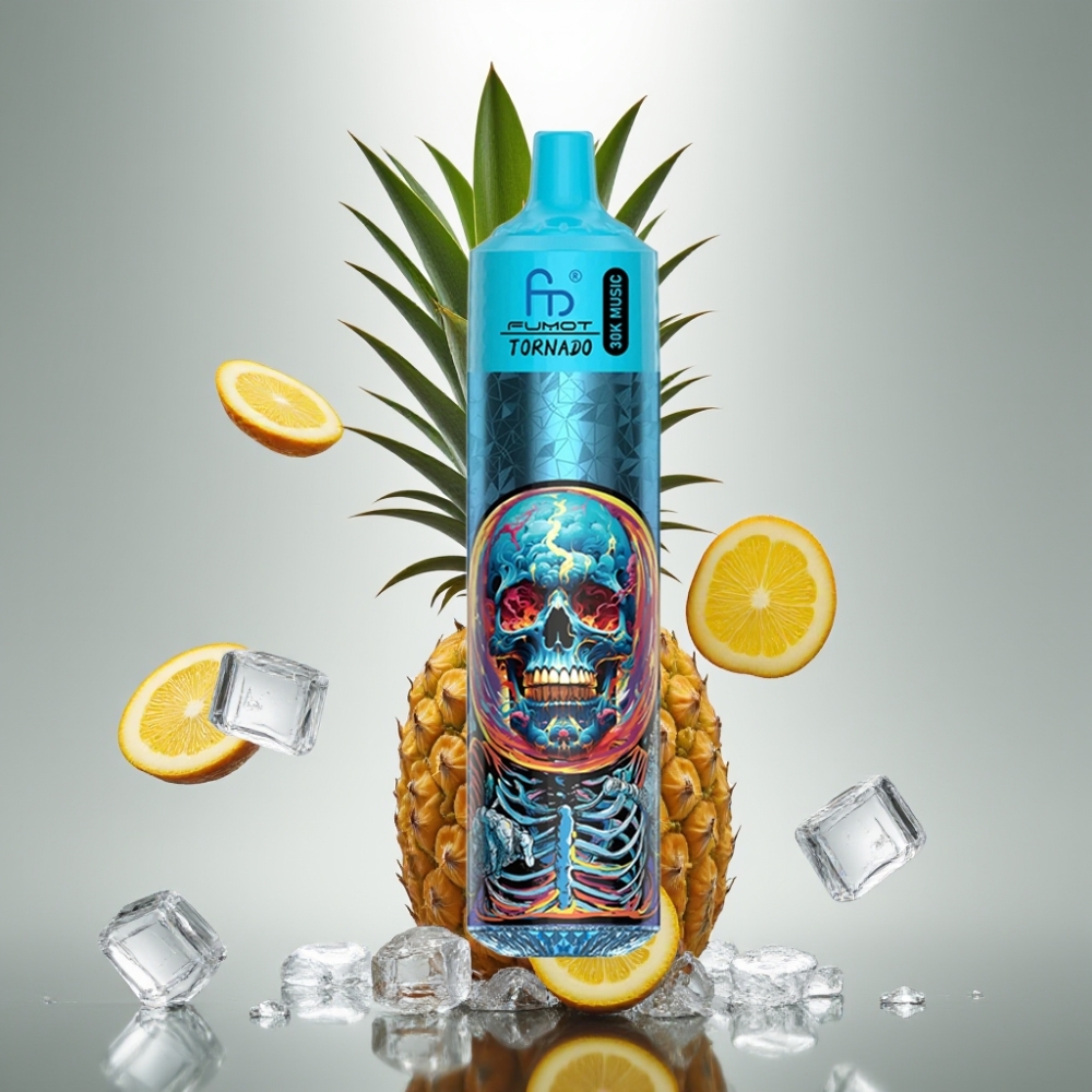 Fumot RandM Tornado 30000 Puffs 30mL 5% Ananás Jég vape supplier Hungary