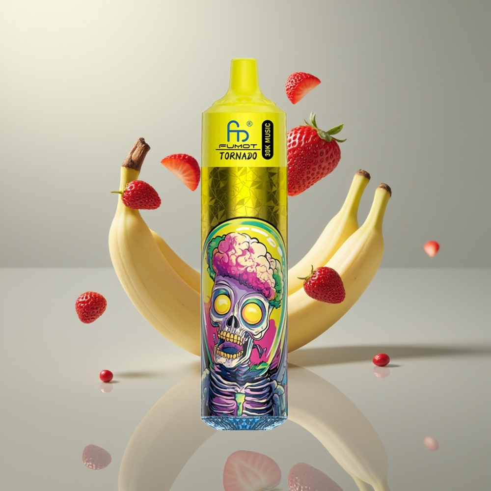 Fumot RandM Tornado 30000 Puffs 30mL 5% Mesh Banana Strawberry