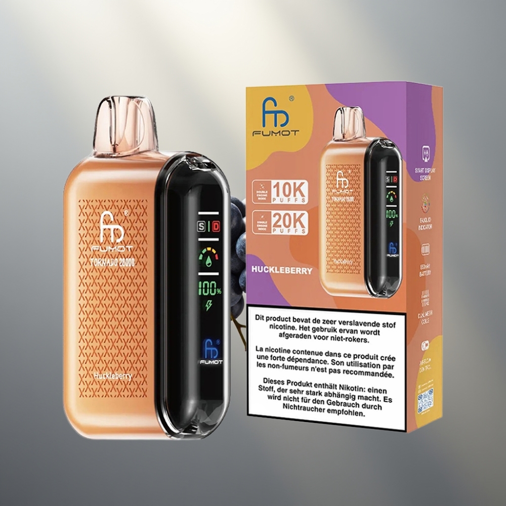 Fumot Tornado 20000 Puffs Dual Mesh 20ml 850mAh Huckleberry