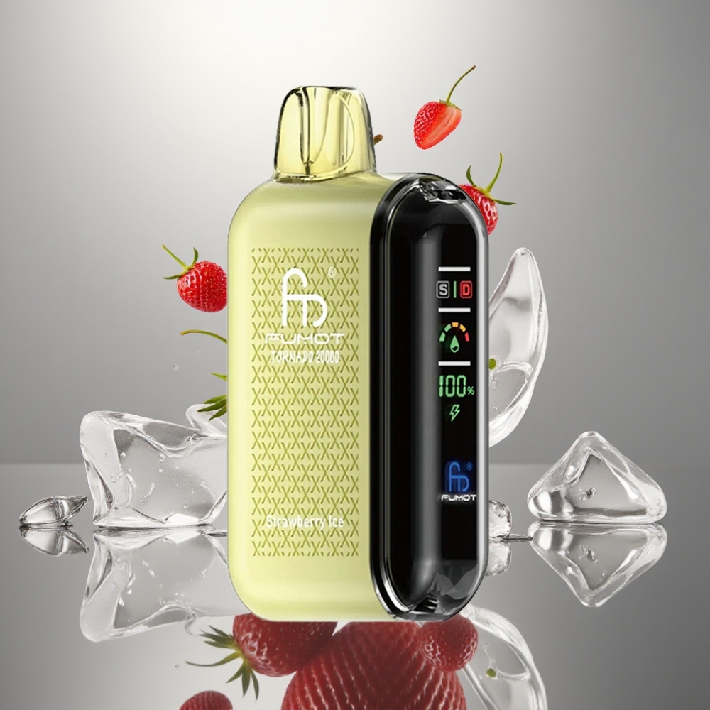 Fumot Tornado 20000 Puffs Dual Mesh 20ml 850mAh Strawberry Jég