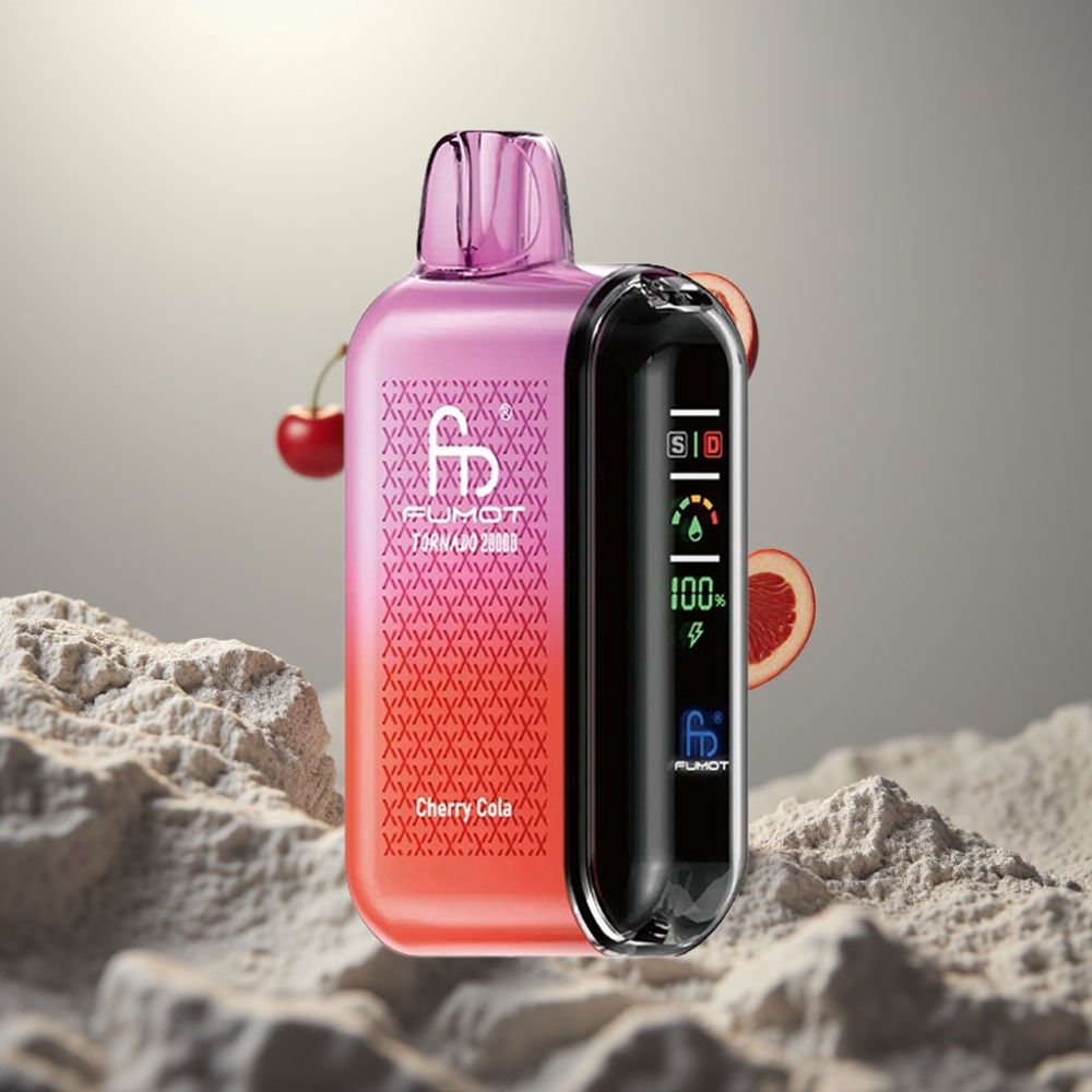 Fumot Tornado 20000 Puffs Dual Mesh Coil 20ml Cherry Cola