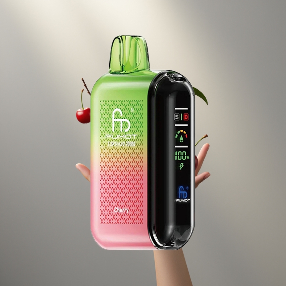 Fumot Tornado 20000 Puffs Dual Mesh Coil 20ml Cherry