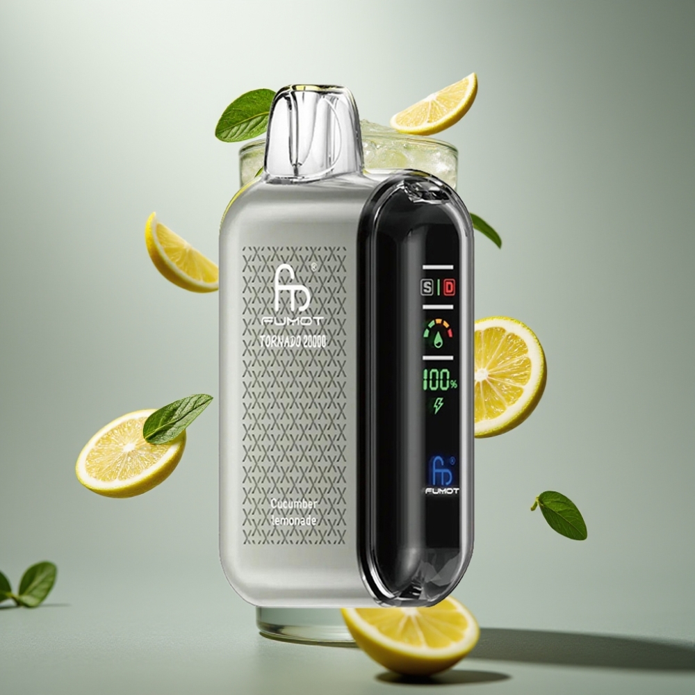 Fumot Tornado 20000 Puffs Dual Mesh Coil 20ml Cucumber Lemonade