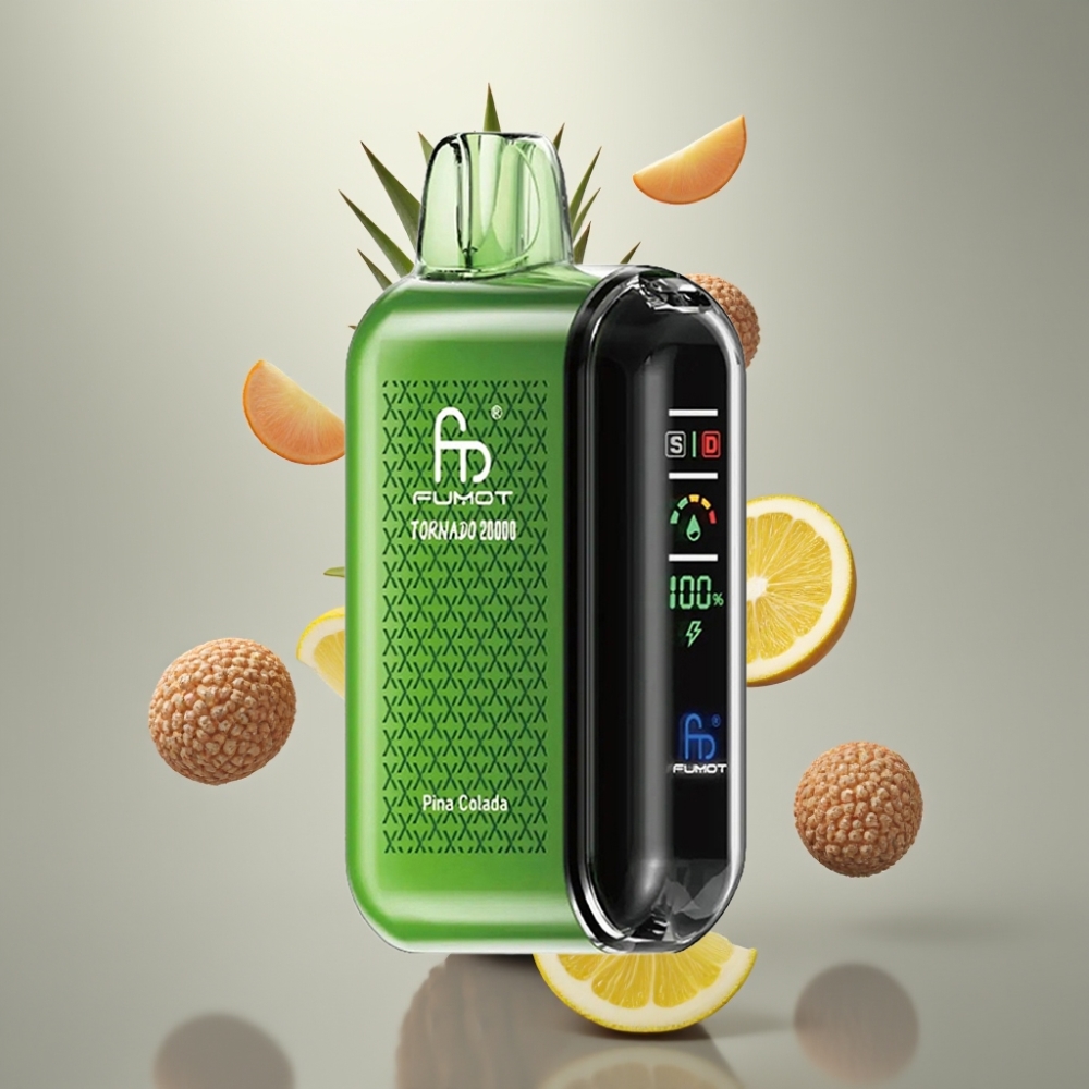 Fumot Tornado 20000 Puffs Dual Mesh Coil 20ml Pina Colada