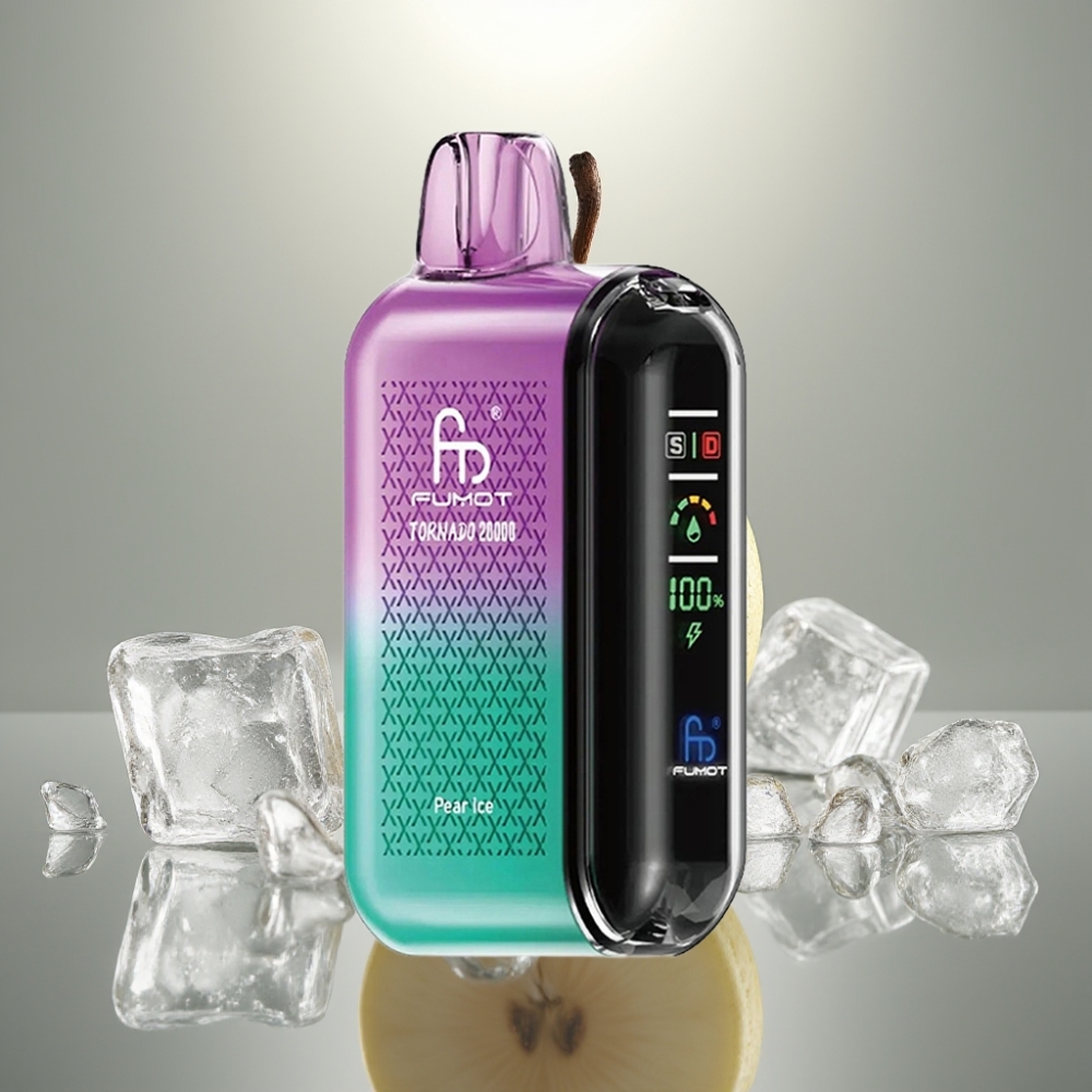 Fumot Tornado 20000 Puffs Kettős Mesh Coil 20ml 850mAh Körte Jég