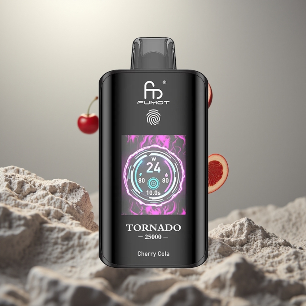 Fumot Tornado 25000 Böf HD Képernyős 20ml Cseresznyes Kóla