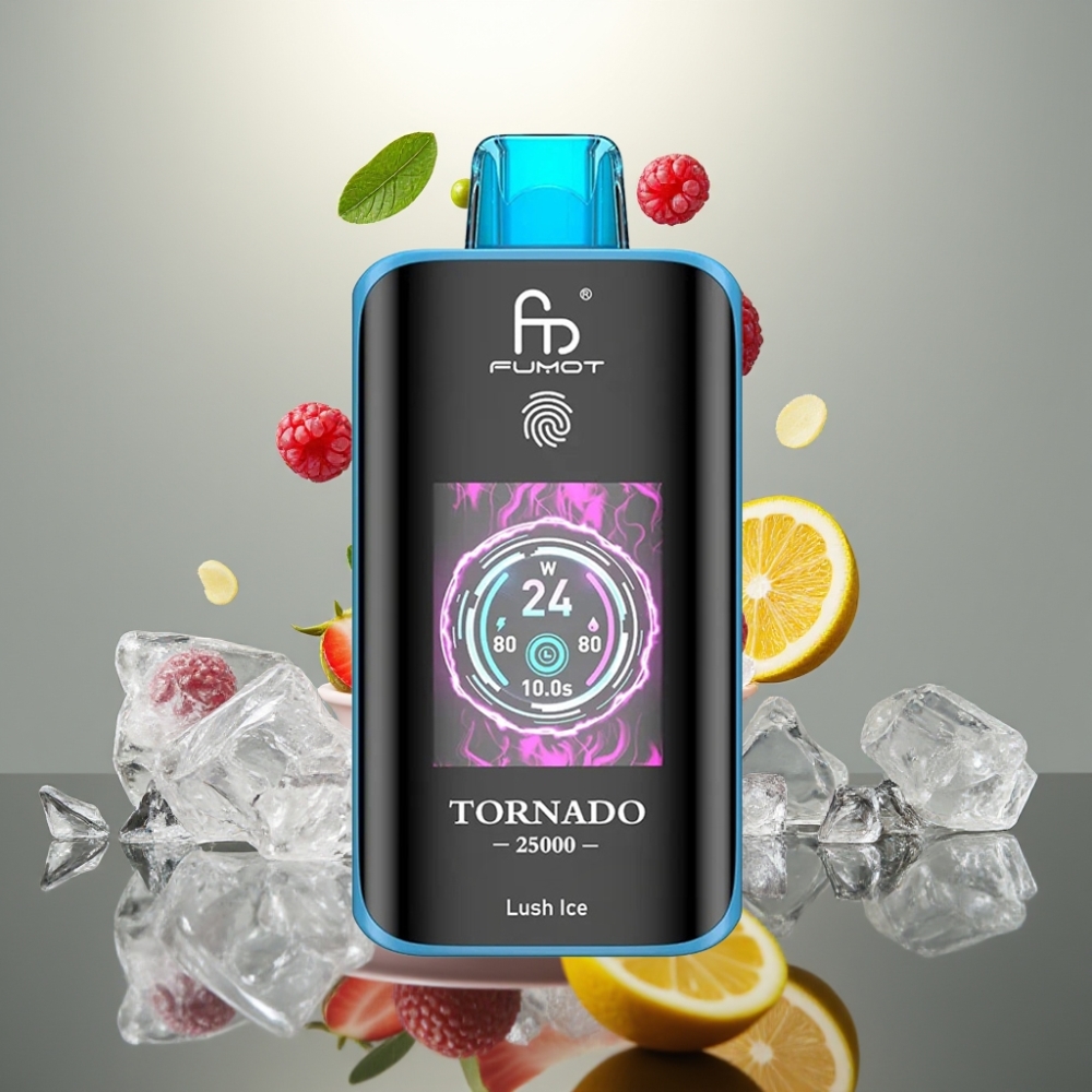 Fumot Tornado 25000 Puffs HD Képernyő 20ml Töltet 5% Nikotin