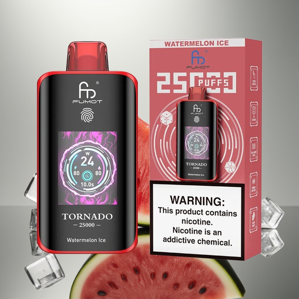 Fumot Tornado 25000 Puffs HD Képernyő 20ml Töltet 700mAh