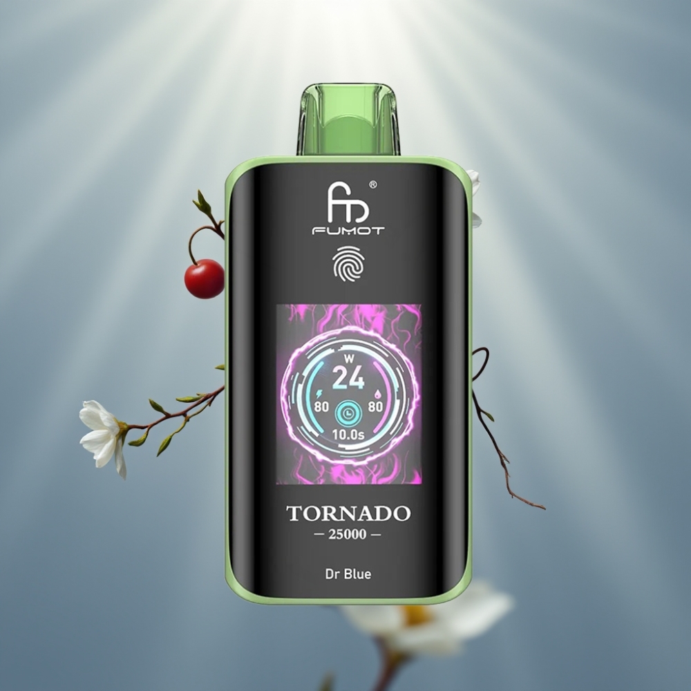 Fumot Tornado 25000 Puffs HD Kijelző 700mAh 20ml Dr Blue