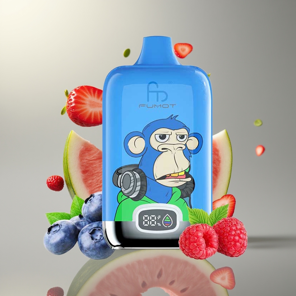 Fumot Tornado Digital Box 12000 Puff MESH 20ml e-liquid 5% nikotin