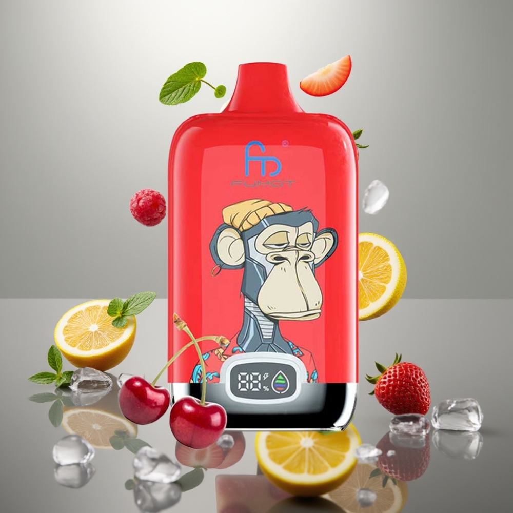 Fumot Tornado Digital Box 12000 Puffs 20ml Mesh Coil Jégpop