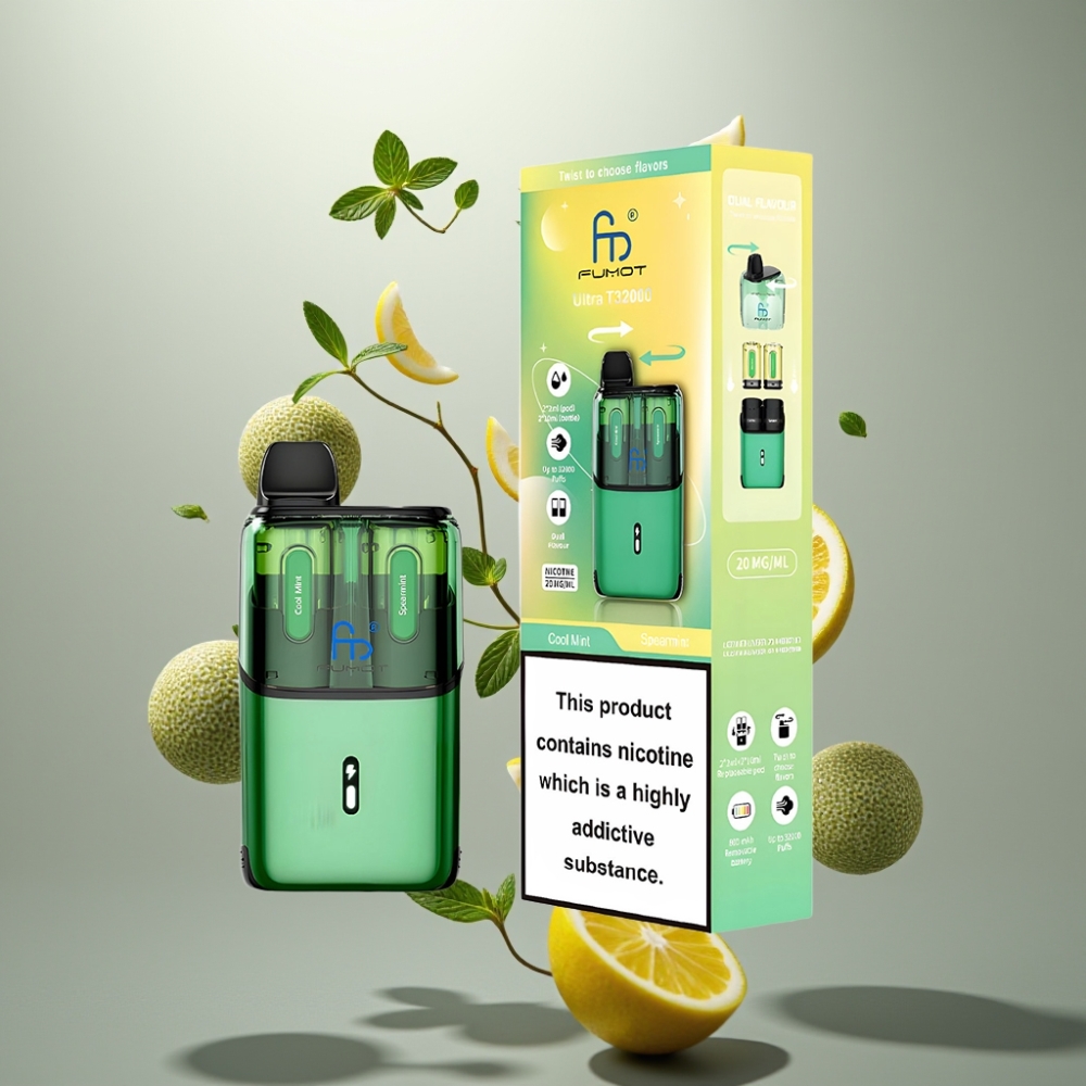 Fumot Ultra T32000 32000 Lökés 800mAh Type-C Hűtő Mentol Áfonya