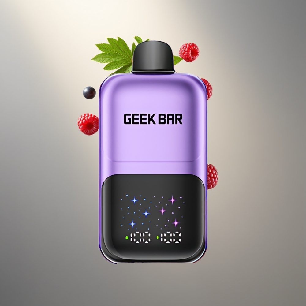 GEEK BAR 2GO 50000 Puff Nagy Kijelzőjű 20ml Dupla Tartály Grape & Raspberry