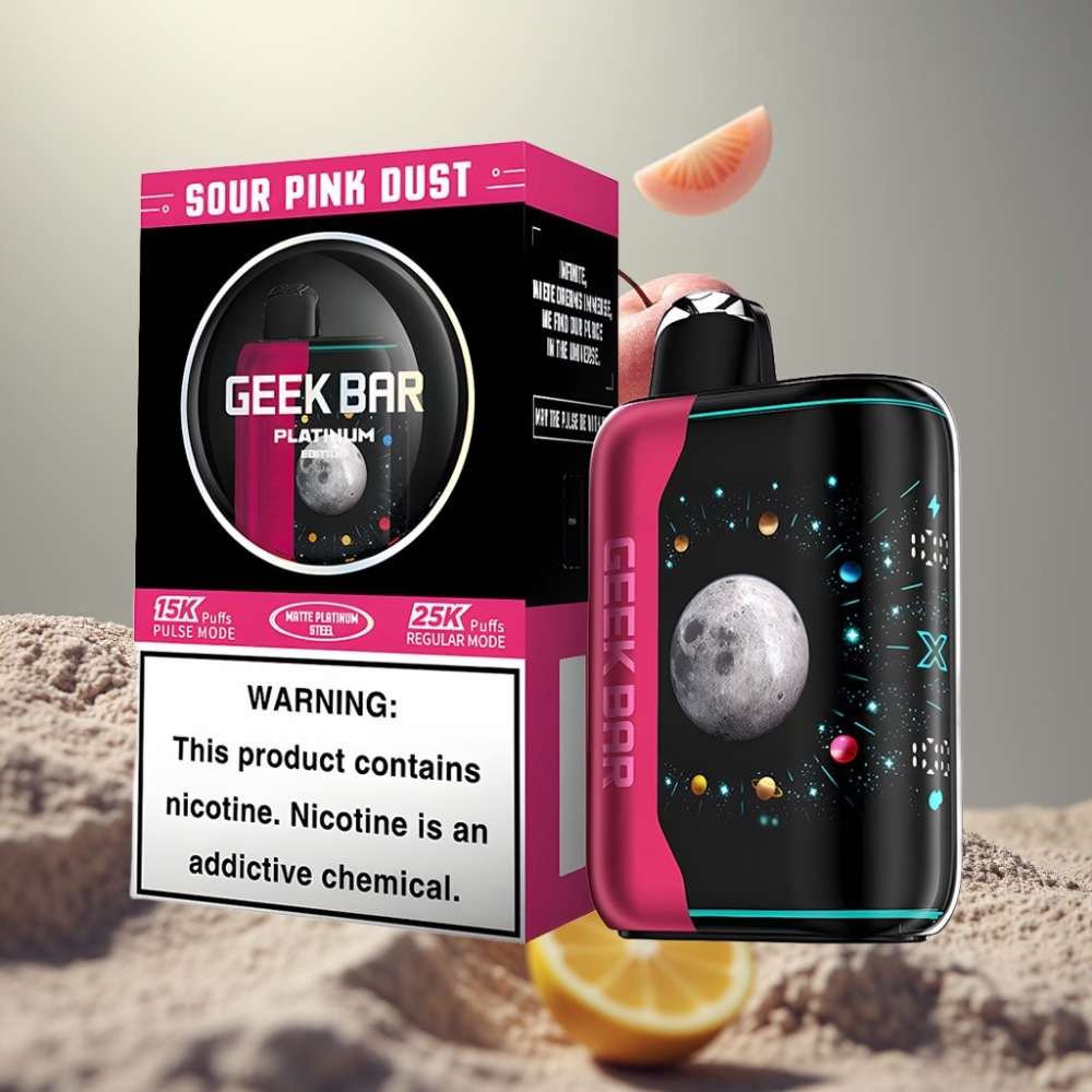 GEEK BAR Platinum 25000 Puff USB-C Dual Mesh Sour Pink Dust