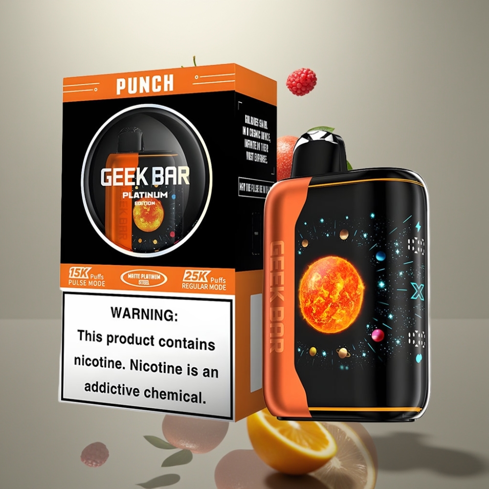 GEEK BAR Platinum 25000 Puff USB-C Gyors Töltés 2% Nikotin