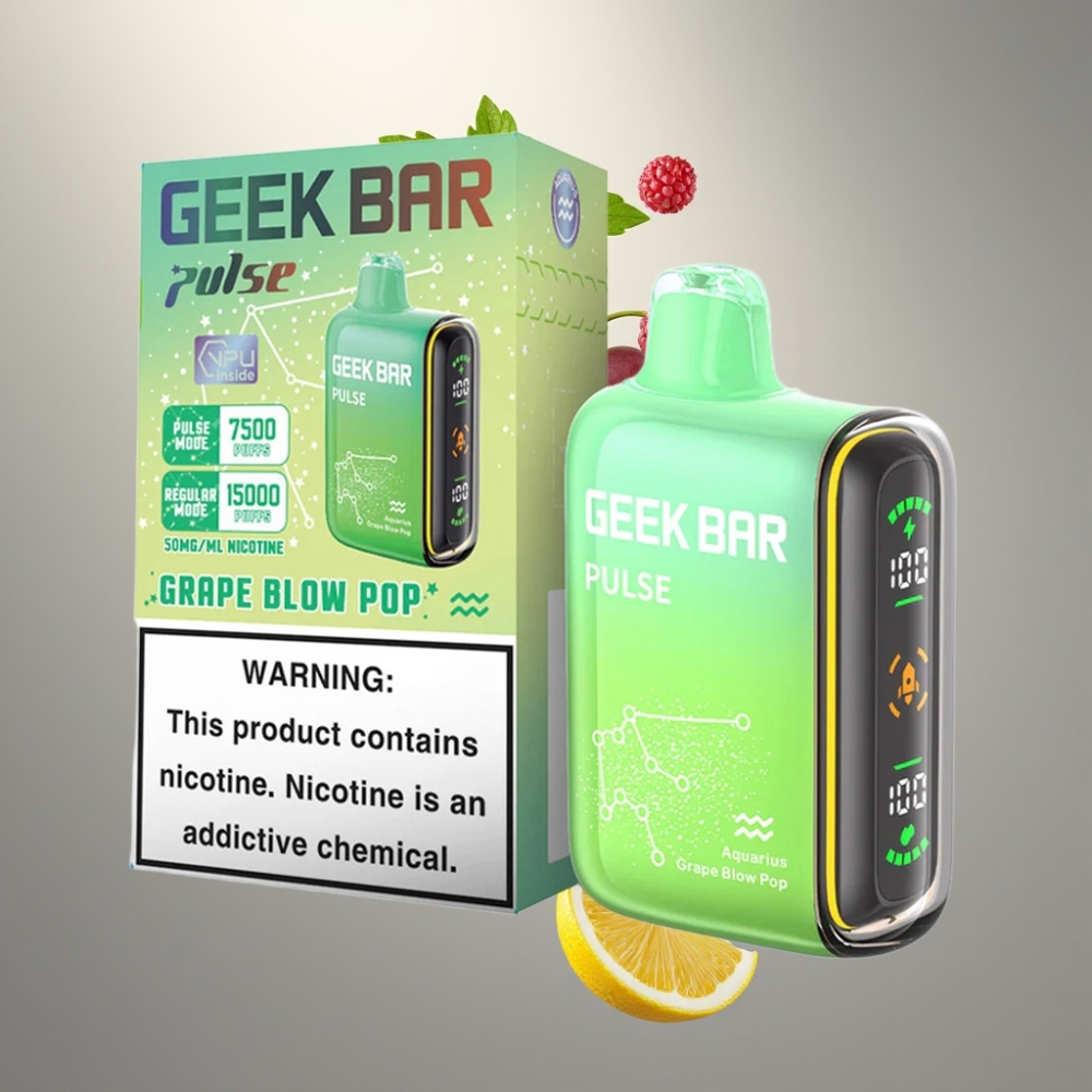 Geek Bar Pulse 15000 Puff 16ML 5% Zodiac vape supplier Hungary