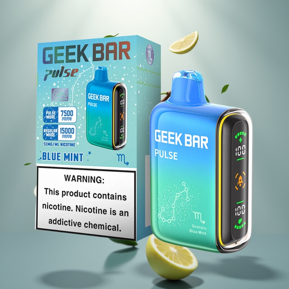 Geek Bar Pulse 15000 Puff 16ML 5% Zodiac vape supplier Hungary