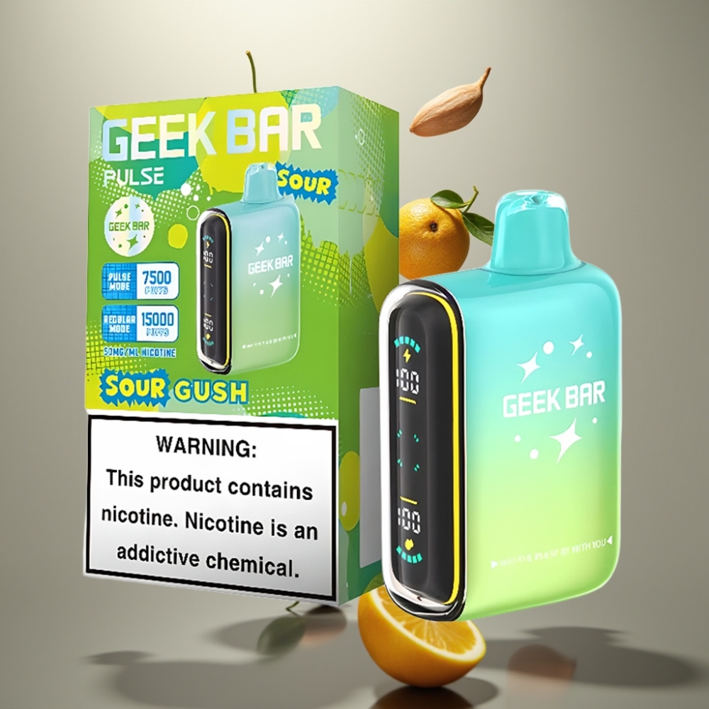 Geek Bar Pulse 15000 Puffs 16ML 5% Sour Edition vape supplier Hungary