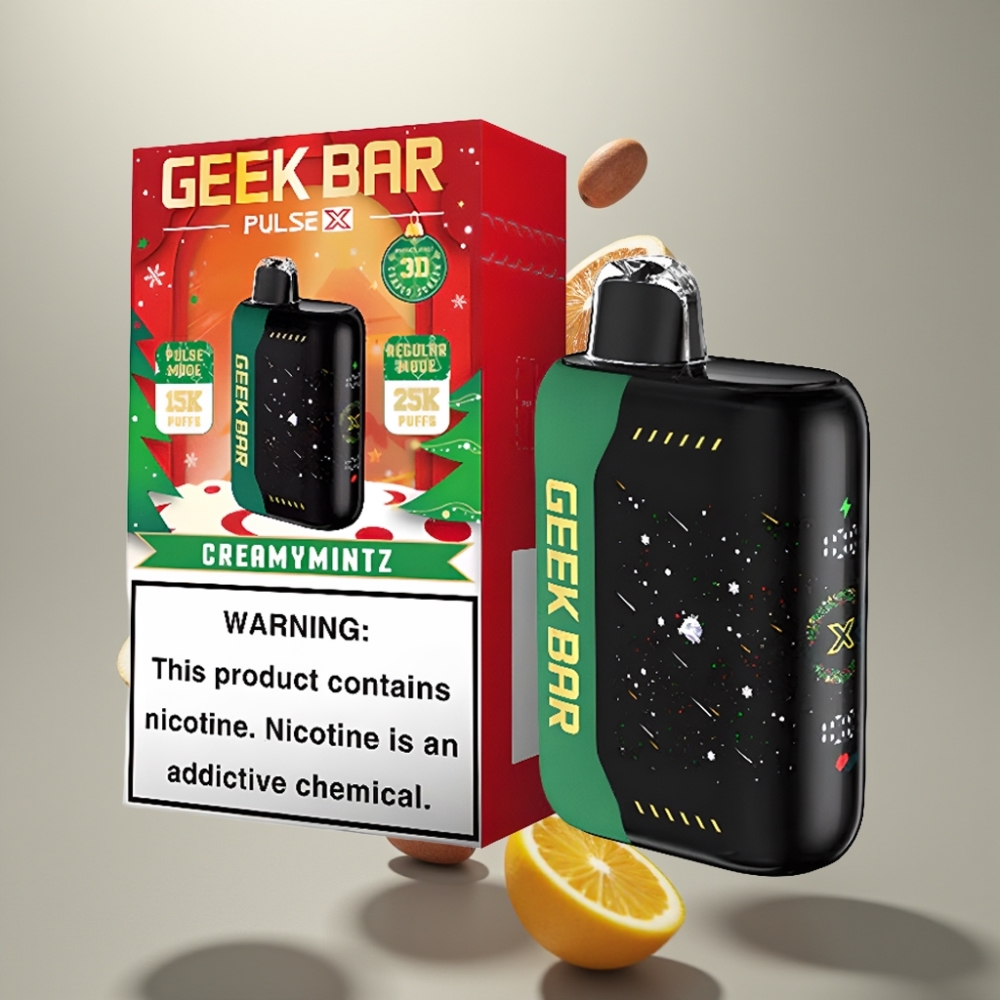 Geek Bar Pulse X 25000 Puff 18mL 0-5% Nikotin 3D Kijelző