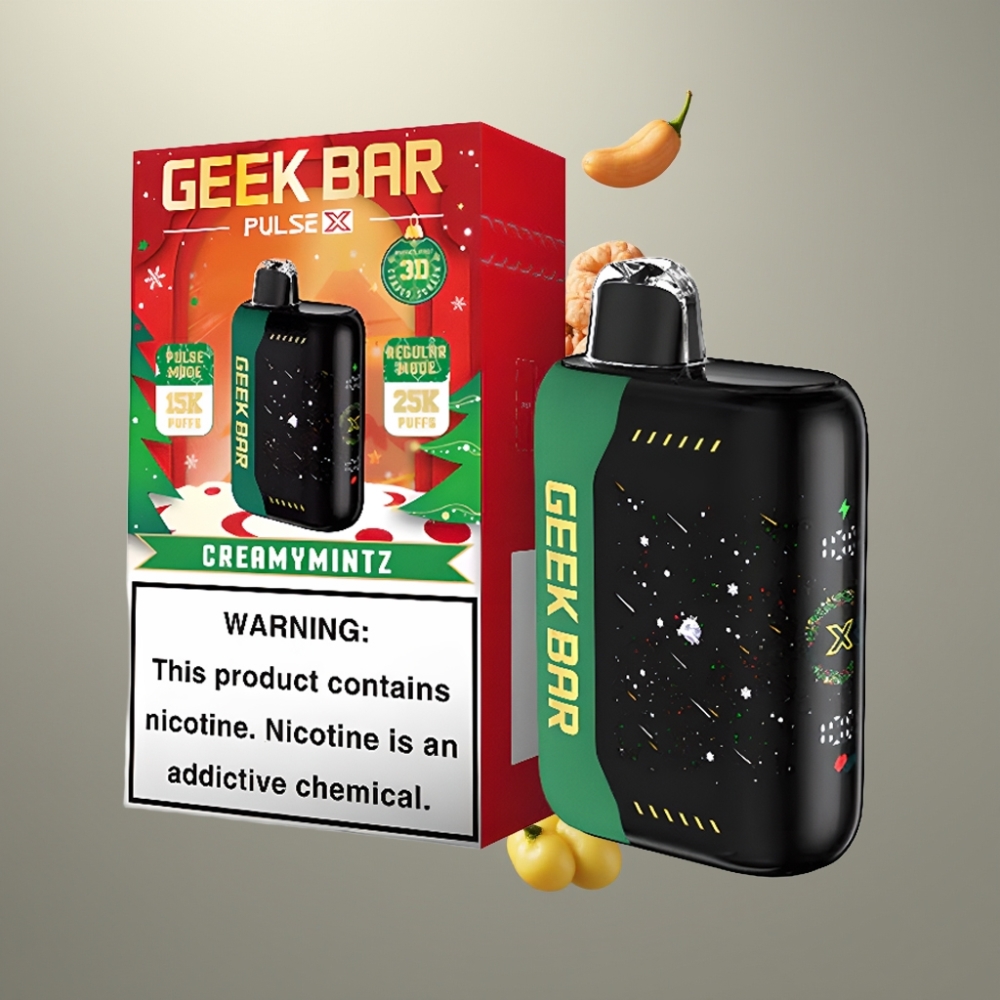 Geek Bar Pulse X 25000 Puff 18mL 0-5% Nikotin 3D Kijelző