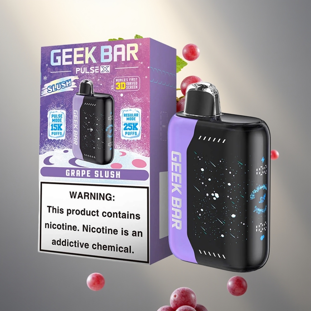 Geek Bar Pulse X 25000 Puffs 18mL 0-5% Nikotin Kettős Rácsos Tekercs Slush Kiadás