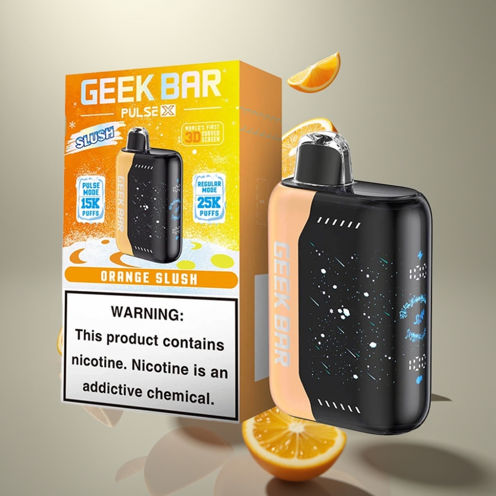 Geek Bar Pulse X 25000 Puffs 18mL 0-5% Nikotin Kettős Rácsos Tekercs Slush Kiadás