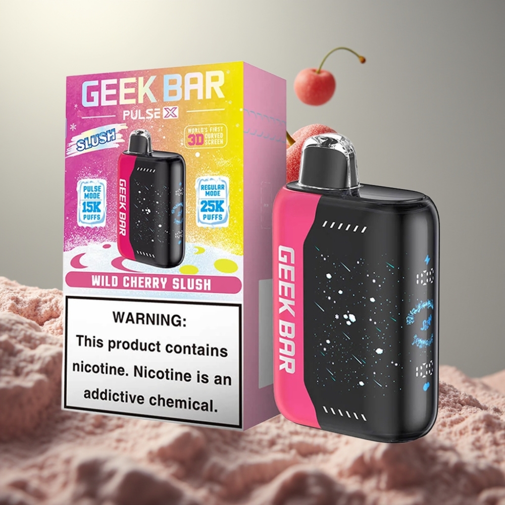 Geek Bar Pulse X 25000 Puffs 18mL 0-5% Nikotin Kettős Rácsos Tekercs Slush Kiadás