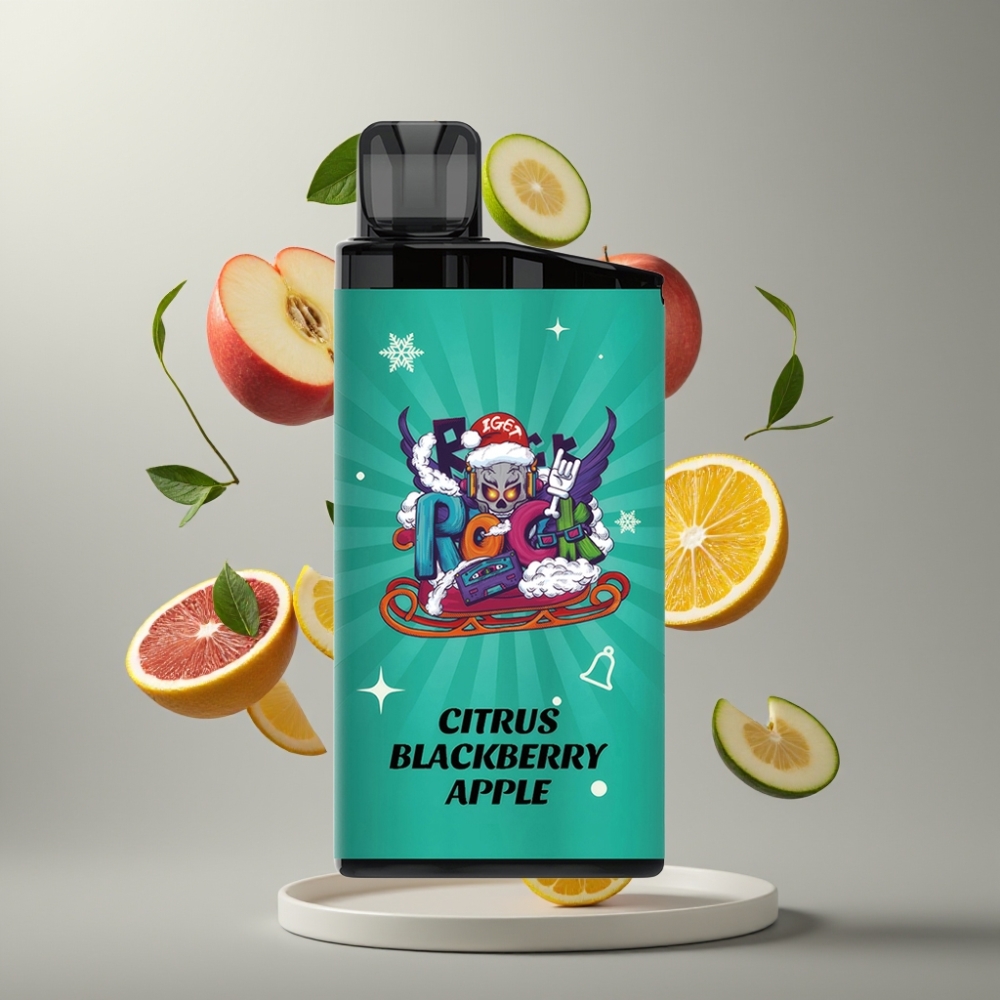 IGET Bar 3500 Puffs 1400 mAh 1.2 Ohm Mesh Citrus Blackberry Alma