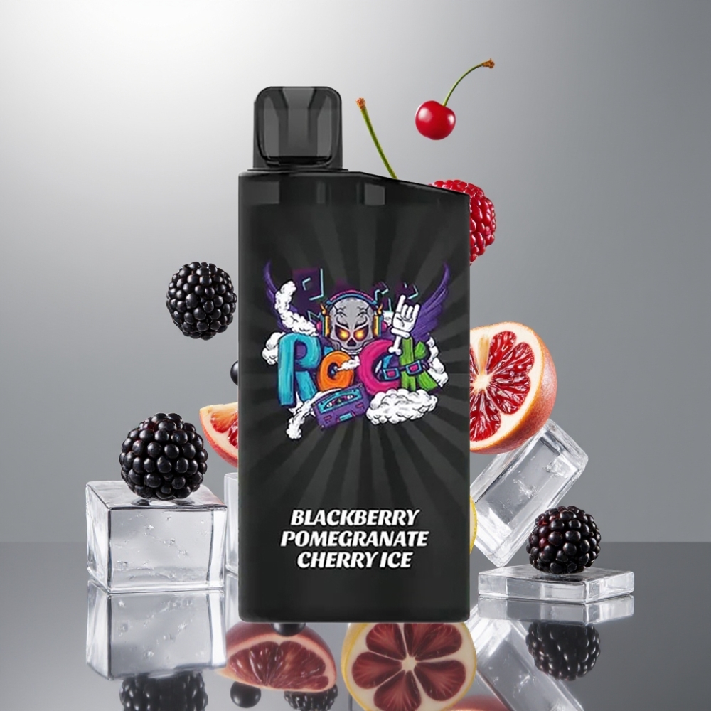 IGET Bar 3500 Puffs 1400 mAh 1,2 Ohm Mesh Feketeborsó Gránátalma-Cseresznye Jég