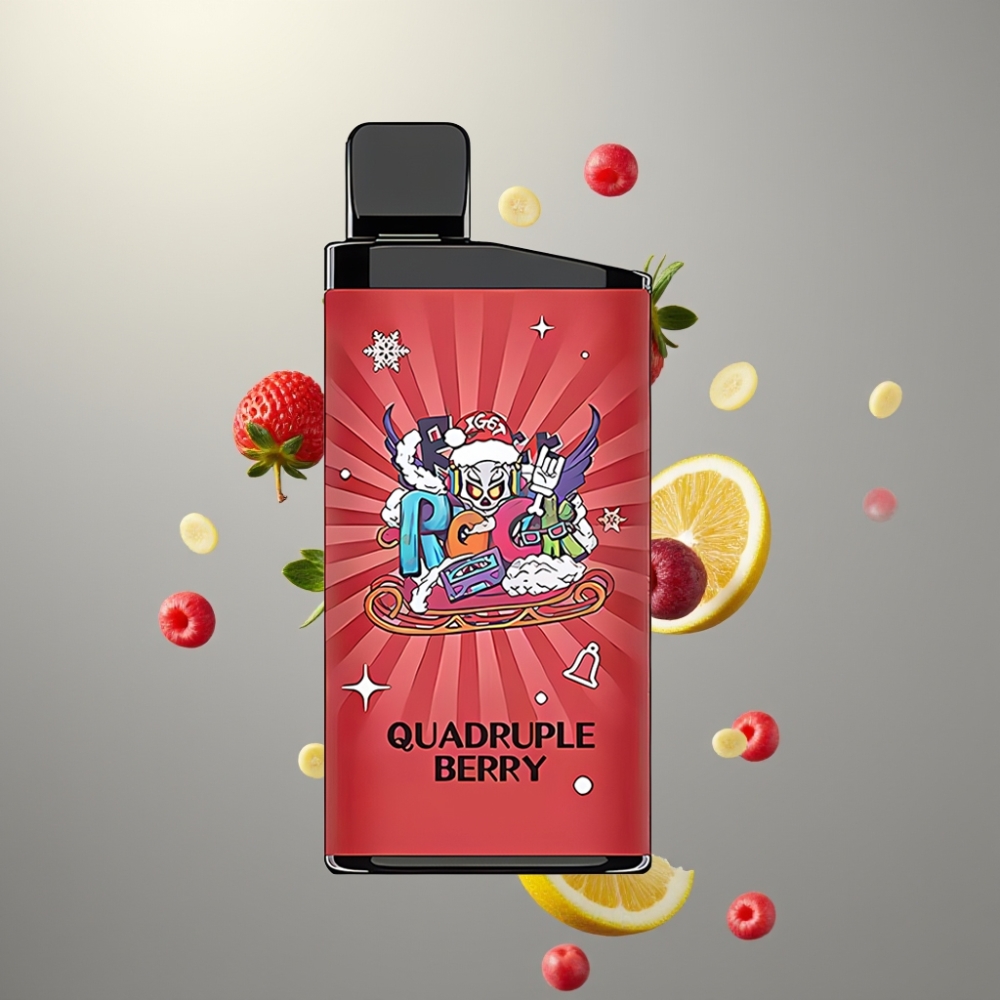 IGET Bar 3500 Puffs 1400 mAh 1.2 Ohm Mesh Quadruple Berry