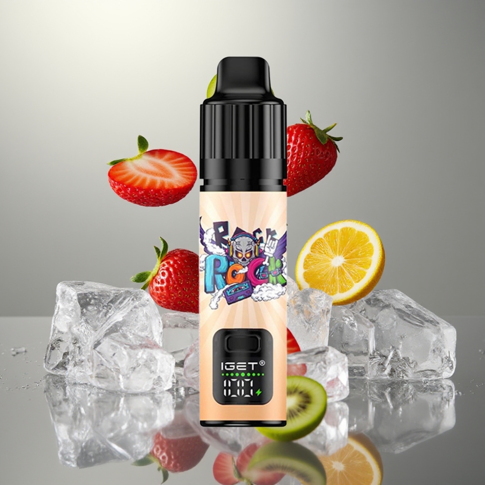 IGET BAR PLUS S3 POD 10000 Puffs 18 ml 5% Nikotin Elszívható Vape Eper-Kiwi Jég