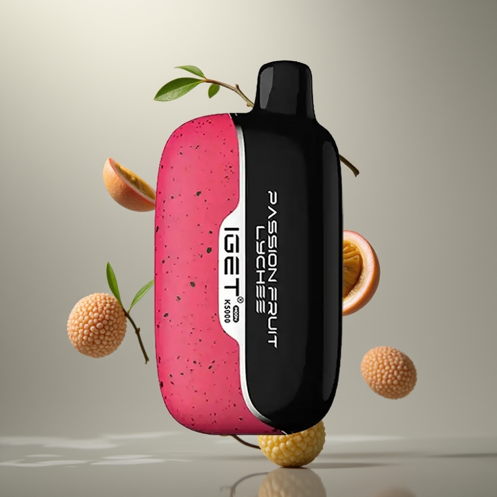 IGET Hold K5000 Puff PC Mesh 1.35 Ohm Passion Fruit Lychee