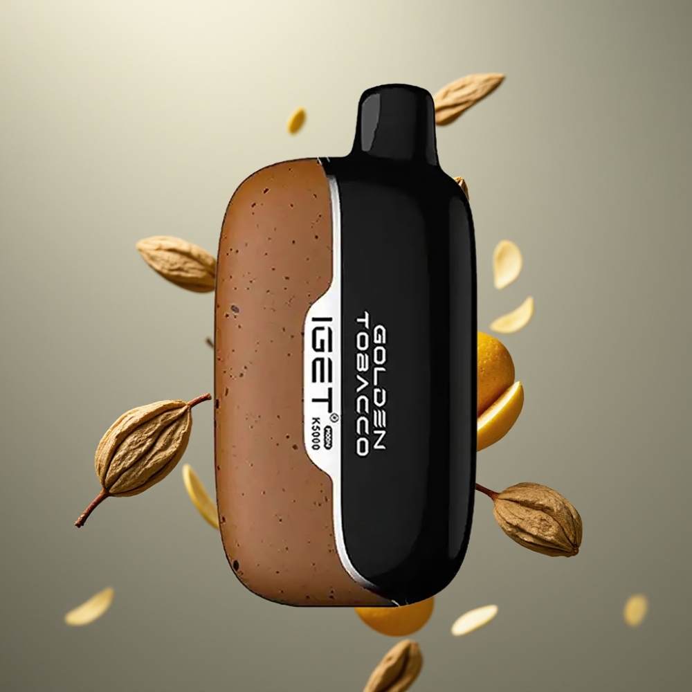 IGET Moon K5000 5000 Puff Mesh Coil 1.35 Ohm PC Arany Dohány