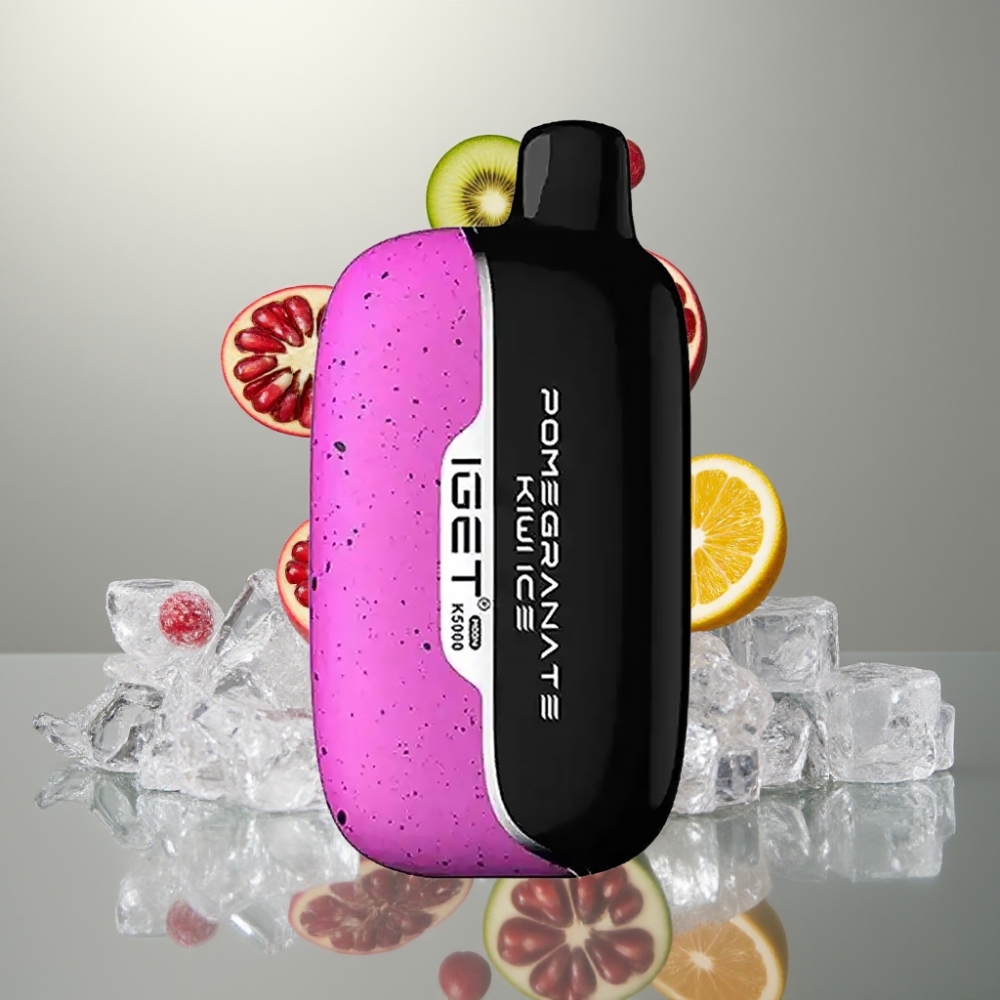 IGET Moon K5000 Puff PC Mesh 1.35 Ohm Gránátalma-Kiwi Jég