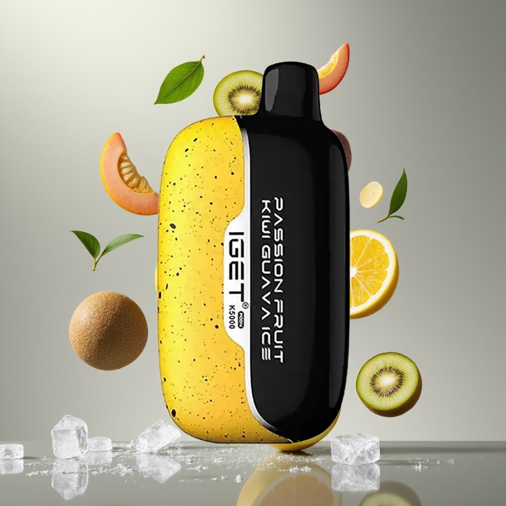IGET Moon K5000 Puff PC Mesh 1.35 Ohm Passion Fruit Kiwi Guava Ice