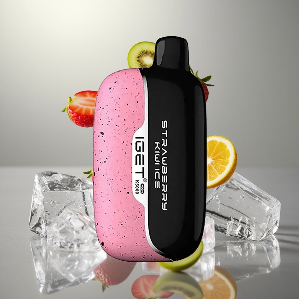 IGET Moon K5000 Puffs 5000 Puff PC Hálós Tekercs 1.35 Ohm Eper-Kiwi Jég