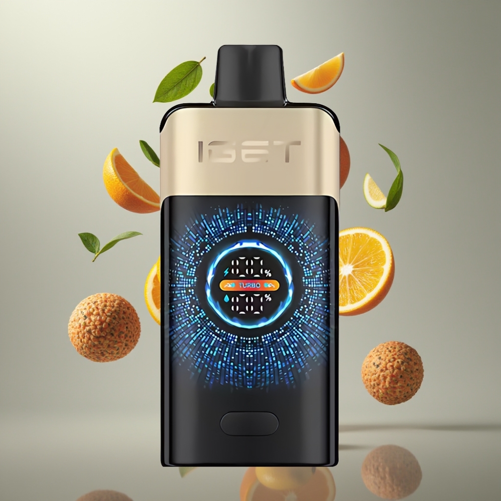 IGET ONE 12000 Puff Turbó Tropikus Narancs Monster Dupla Mesh Képernyős Elfogyasztható Vape