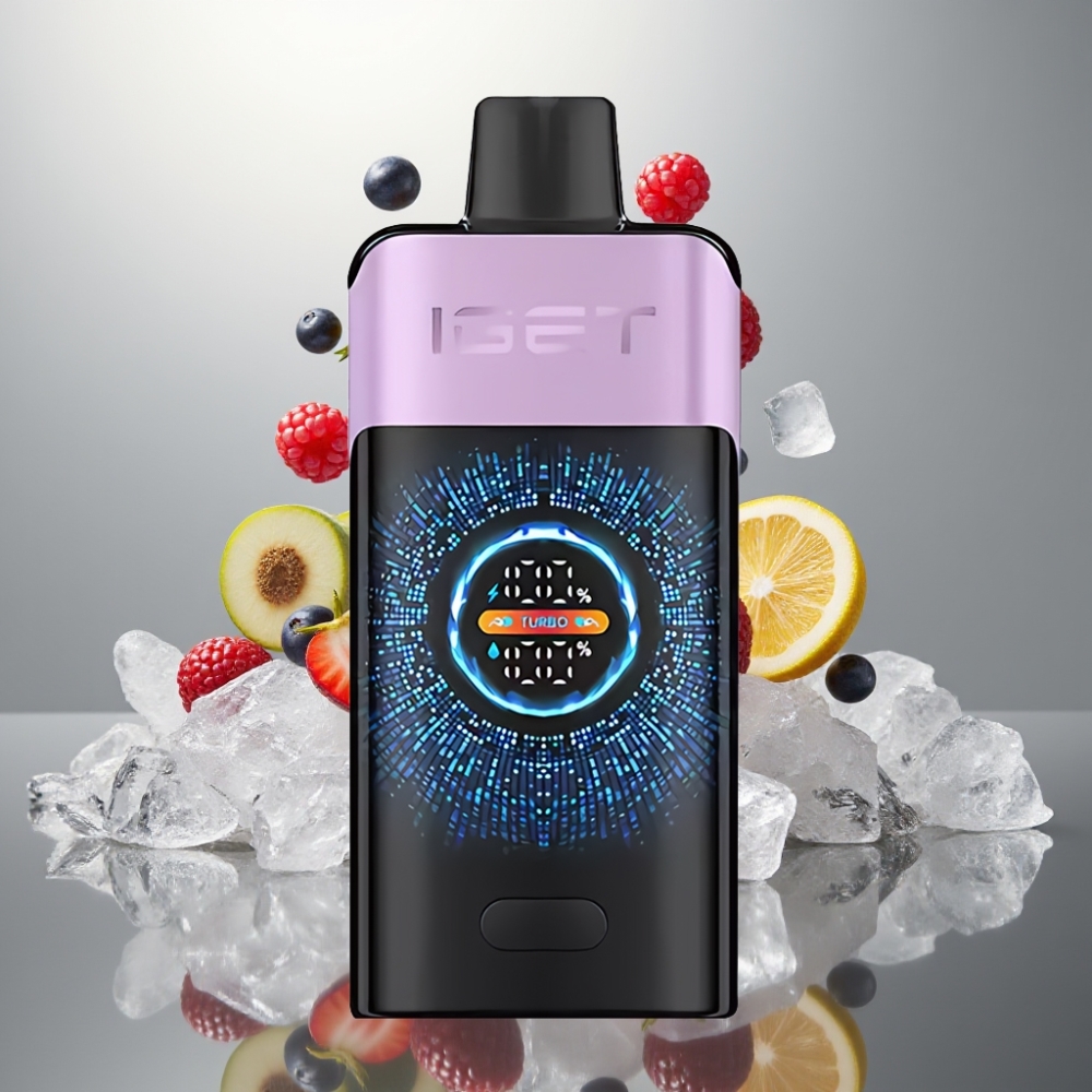 IGET ONE 12000 Puff Turbo 2700mAh Képernyős Eldobható E-cigaretta