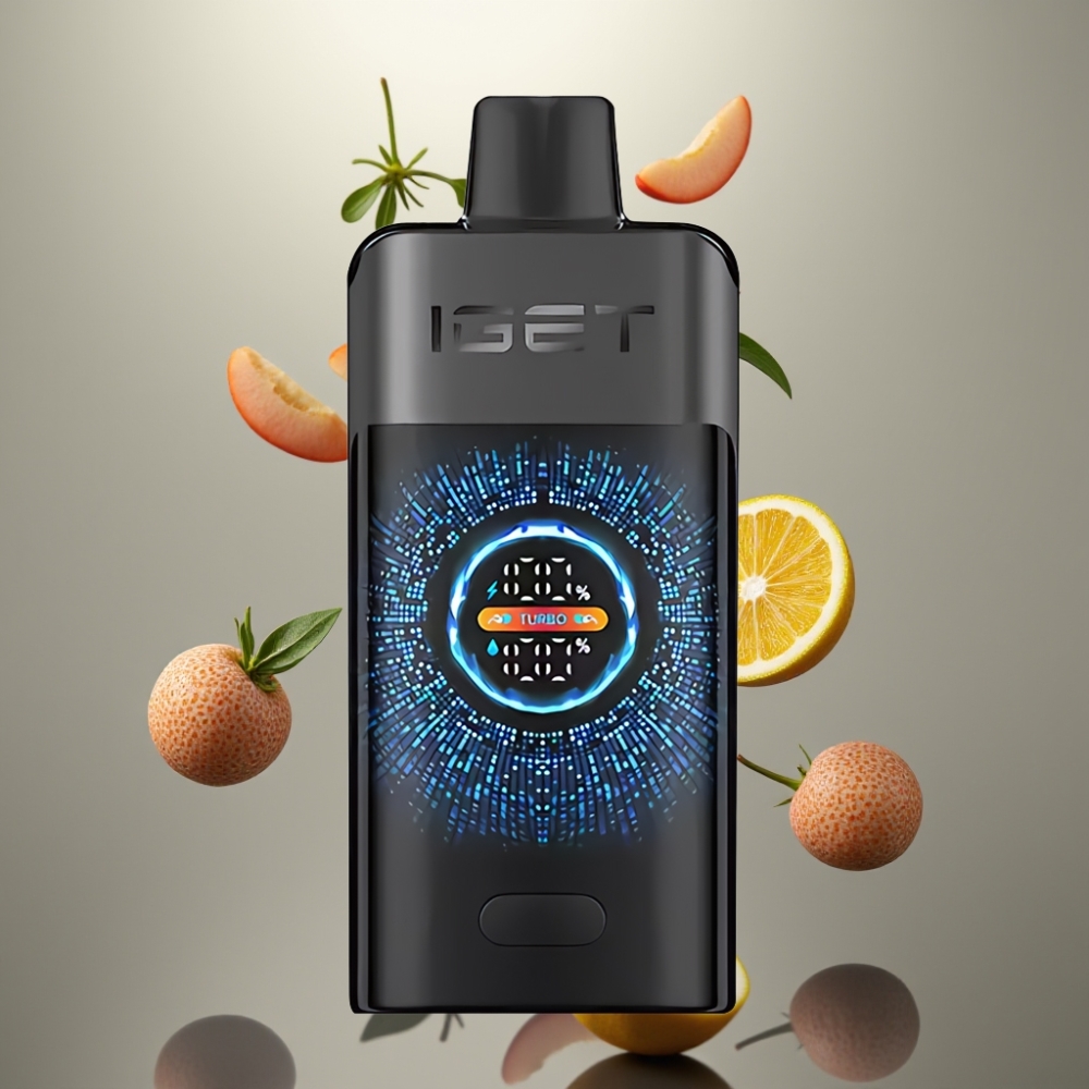 IGET ONE 12000 Puff Turbo Kézi Vape 2700 mAh Képernyős Fekete Erdő