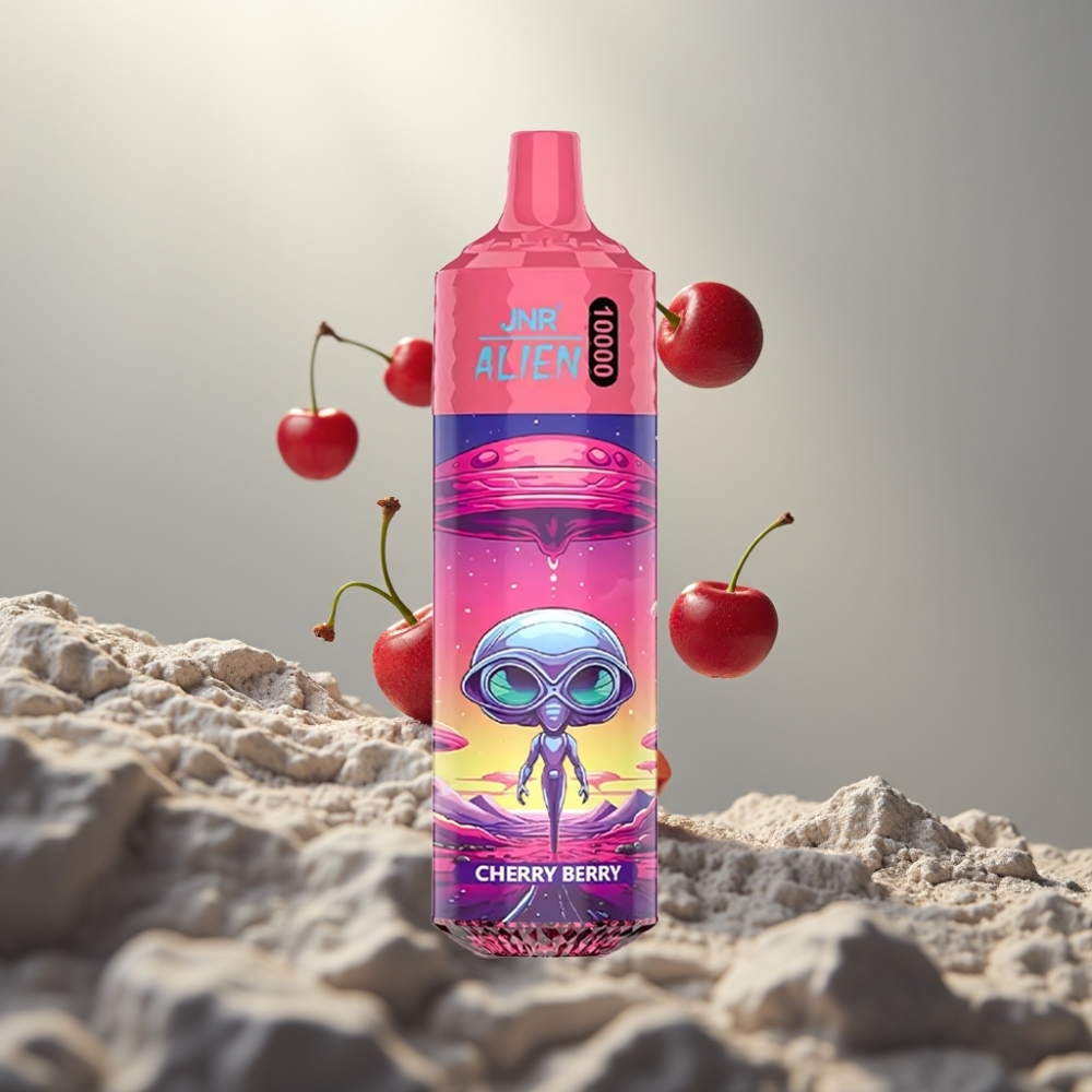 JNR Alien 10000 Puff 850mAh RGB Sporty Cherry Berry
