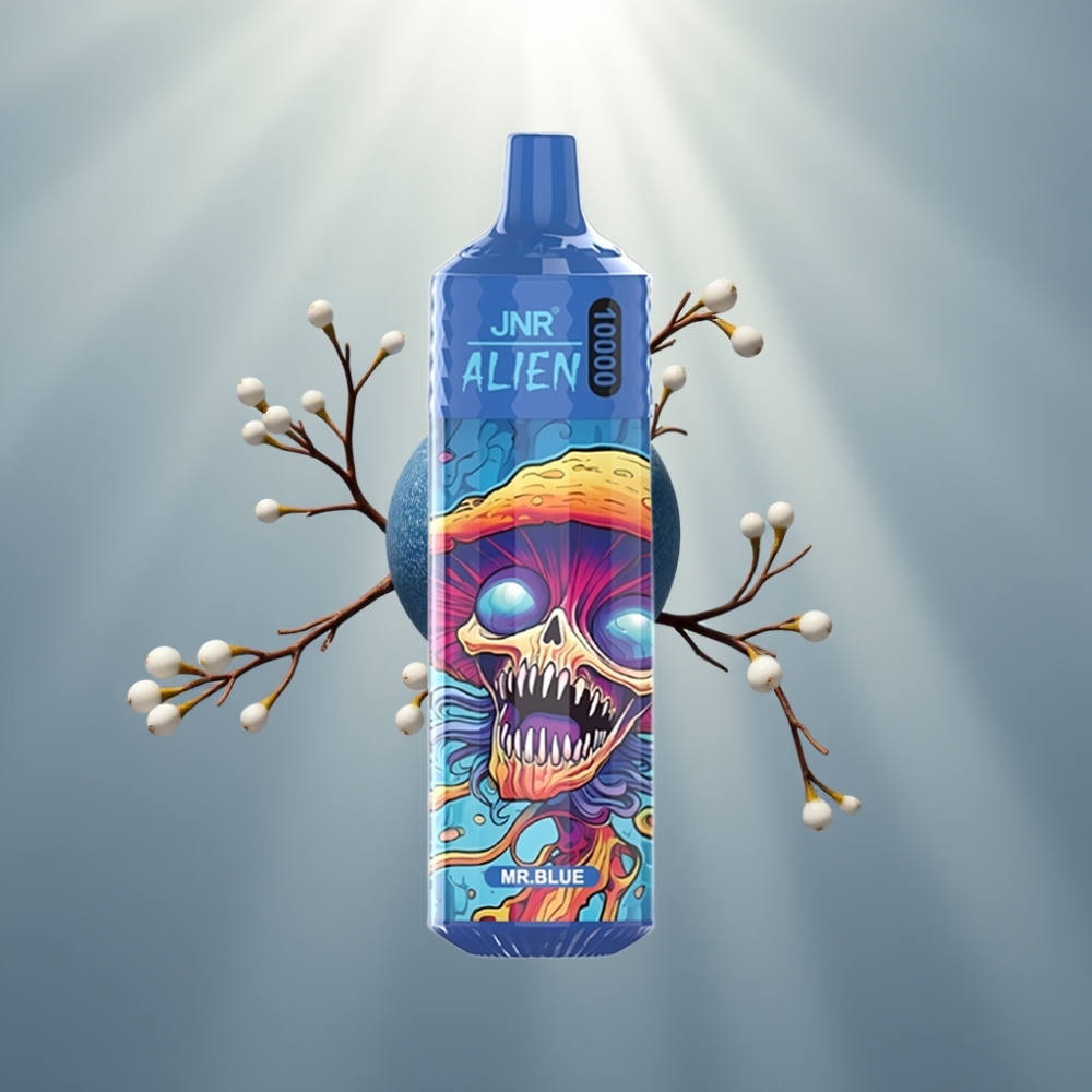 JNR Alien 10000 Puffs 850mAh 20ml RGB Mr Blue vape supplier Hungary