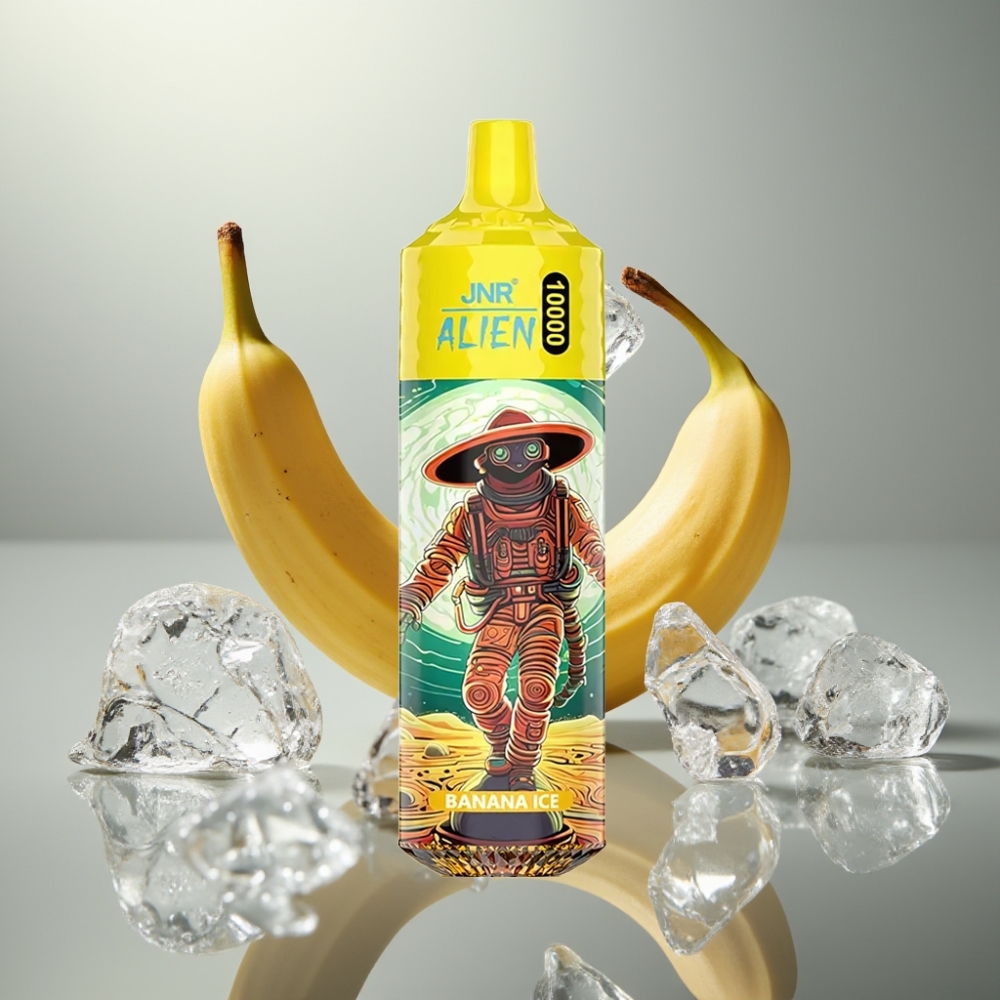JNR Alien 10000 Puffs 850mAh RGB Banana Ice vape supplier Hungary