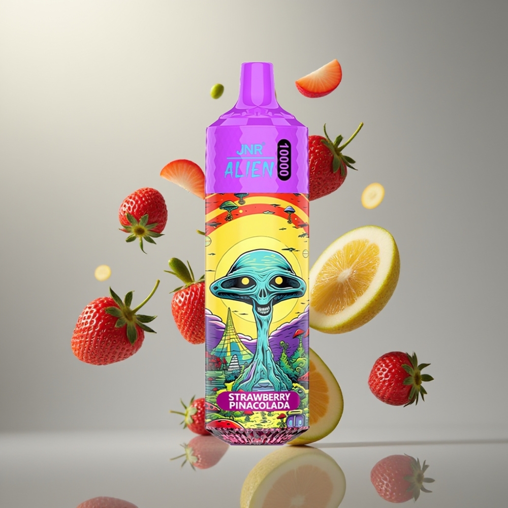 JNR Alien 10000 Puffs 850mAh RGB LED Sporty Pina Colada