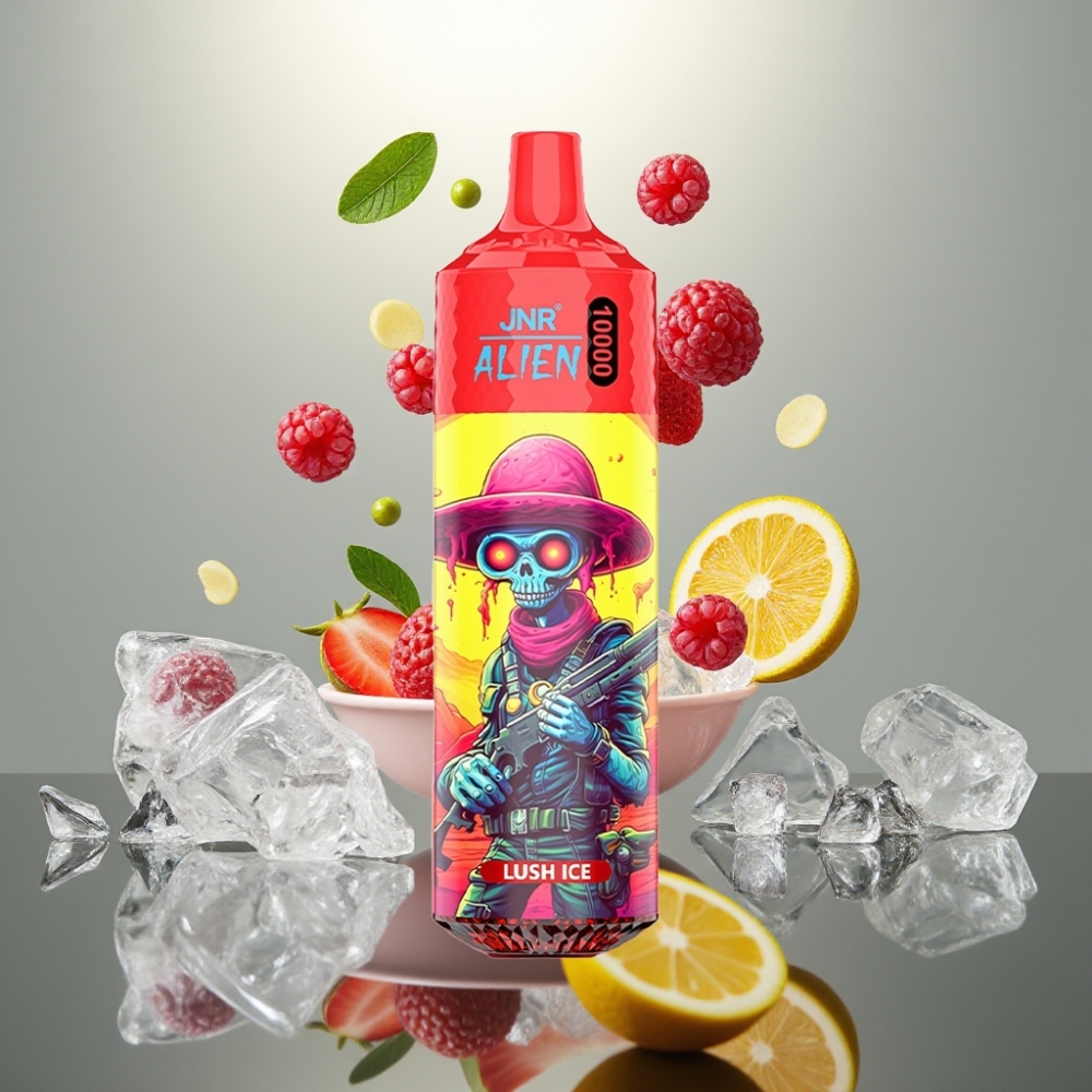 JNR Alien 10000 Puffs 850mAh RGB Lush Ice vape supplier Hungary